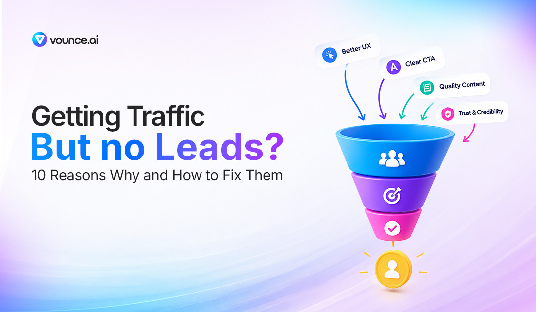 Getting Website Traffic but No Leads? 10 Reasons Why—and How to Fix Them